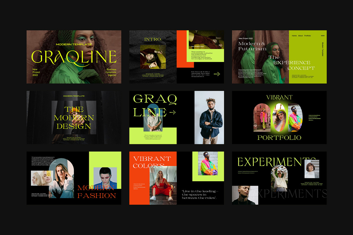 Graqline Bundle Presentation Pack, a Presentation Template by Rocket Template (Photo 12 of 15)