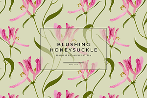 Blushing Honeysuckle Pattern