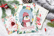 Christmas Tale Watercolor Clipart, an Animal Illustration by Catherine Wheel (Thumbnail 4 of 14)