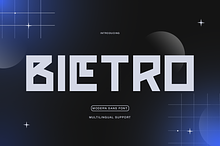 Bietro - Futuristic Modular Sans