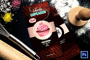Bakery Cafe Menu .Tri Fold Brochure, a Brochure Template by El-Studio (Thumbnail 1 of 3)