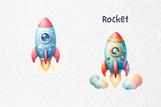 Cute Space Object Clipart, an Education Illustration by jvxvxnism (Thumbnail 15 of 16)