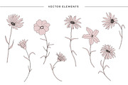 Dainty Floral Patterns Elements, a Pattern Graphic by Youandigraphics (Thumbnail 10 of 17)