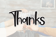 Thanksgiving | Script Font, a Script Font by Scratchones (Thumbnail 8 of 8)