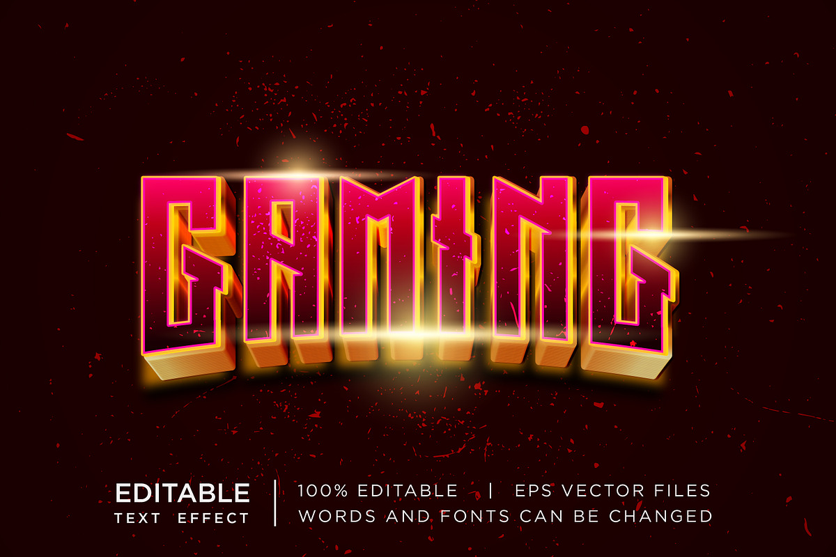 3d editable text effect bundle, a Plug-in Add-On by yokbisayok (Photo 13 of 32)
