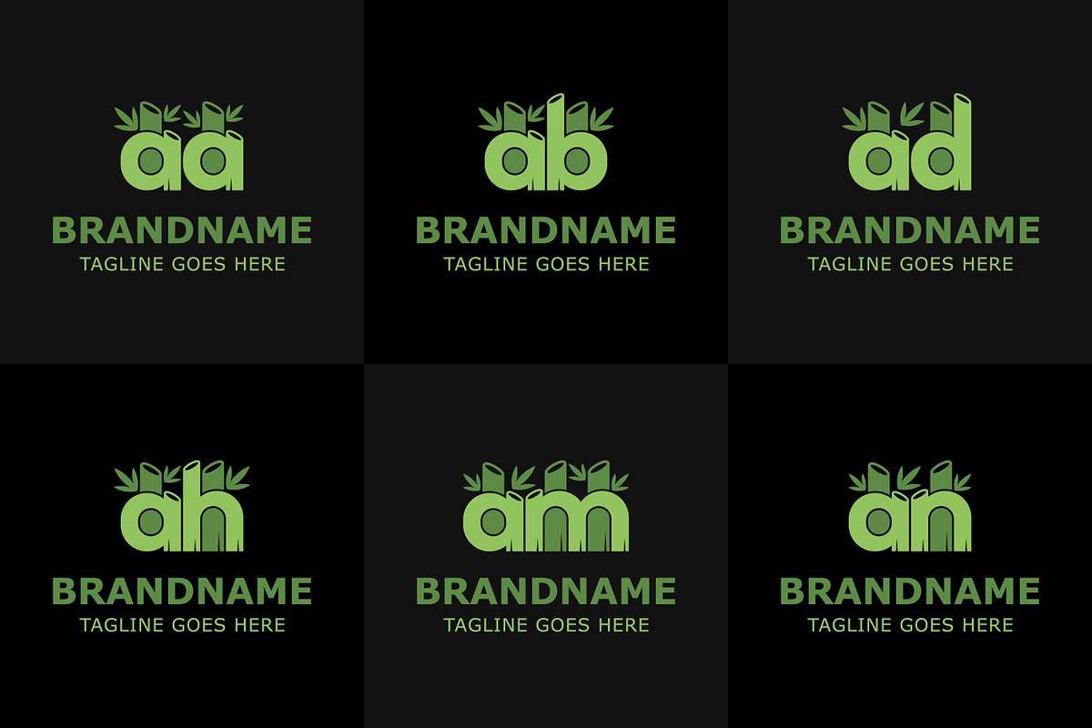 AA AB AD AH AM AN Bamboo Logo, a Branding & Logo Template by Pray Art Design Studio (Photo 2 of 2)