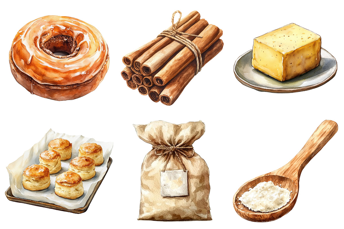 Neutral Baking Clipart, an Illustration by Daily.Designs (Photo 3 of 5)