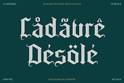 CS Artemio – Blackletter Font, a Blackletter Font by Craft Supply Co. (Thumbnail 3 of 8)