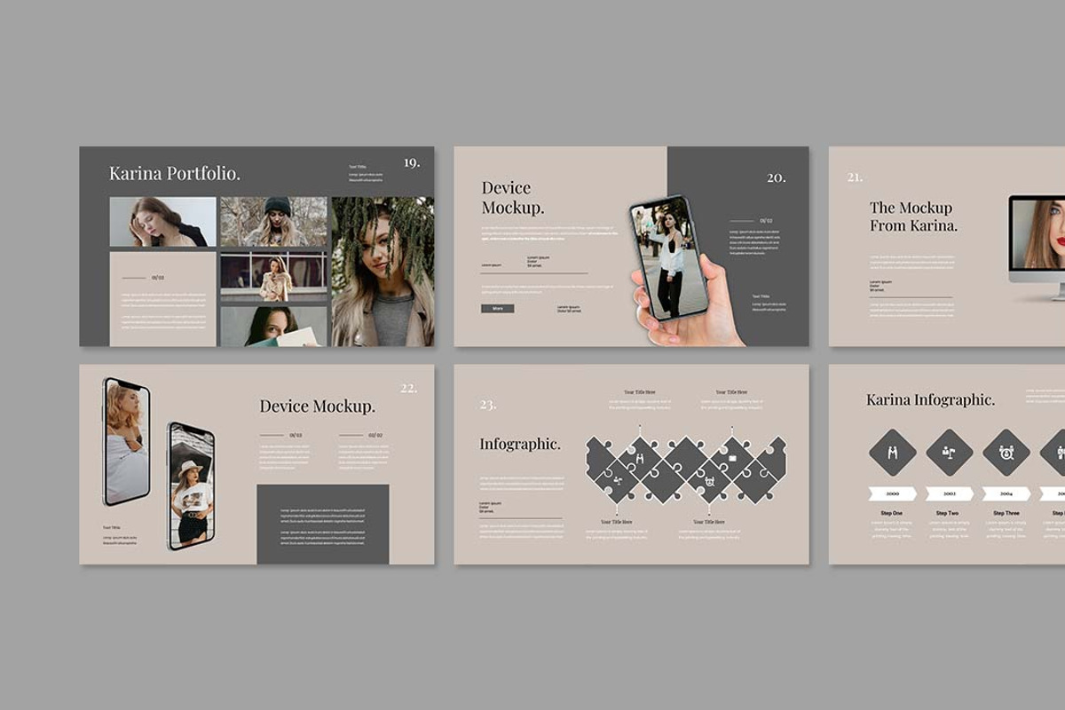 Karina Busines Presentation Template, a Presentation Template by Analogous Temp (Photo 4 of 5)