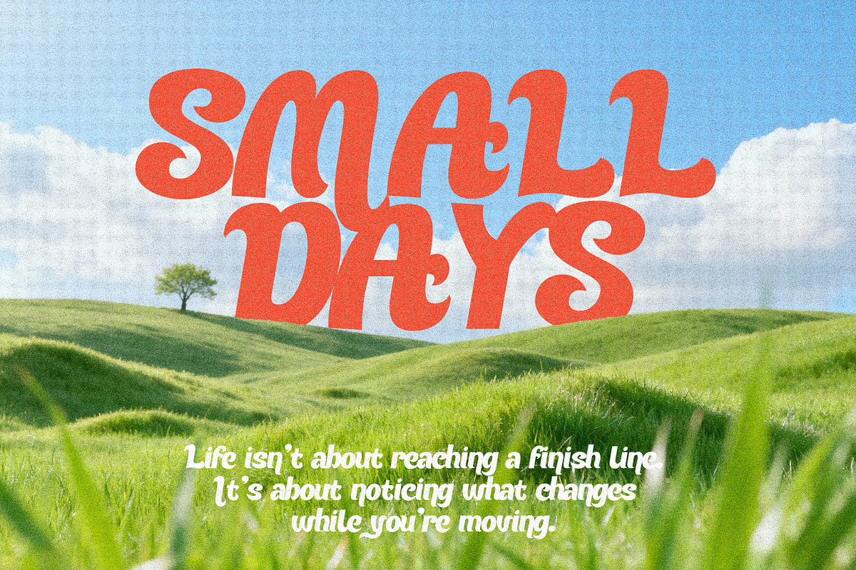 Omoito - Decorative Playful Sans, a Sans Serif Font by Simetrica Labs (Photo 10 of 11)