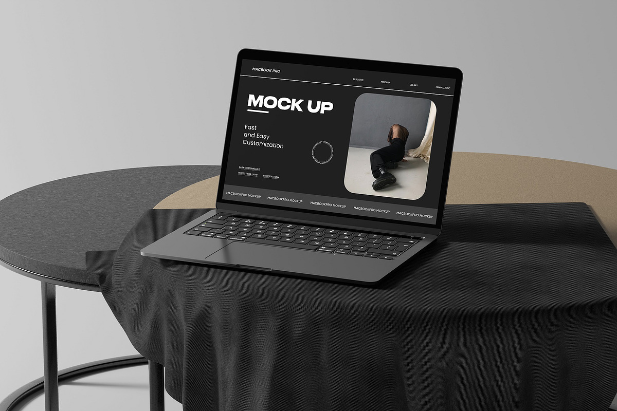 10 PSD Minimalist MacBook Mockup, a Mac Mockup by East Gallery (Photo 4 of 10)