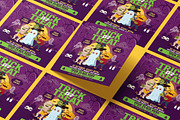 Halloween Trick or Treat Flyer, a Flyer Template by Creativestoree (Thumbnail 2 of 5)