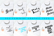 Big Bundle-Feminine Graphic Tees, a Background Graphic by iloladesign (Thumbnail 22 of 36)