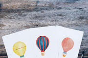 Hot Air Balloon Wall Art, an Illustration by artemyst (Thumbnail 4 of 4)