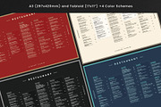 Restaurant Menu, a Flyer Template by BrandPacks (Thumbnail 4 of 4)
