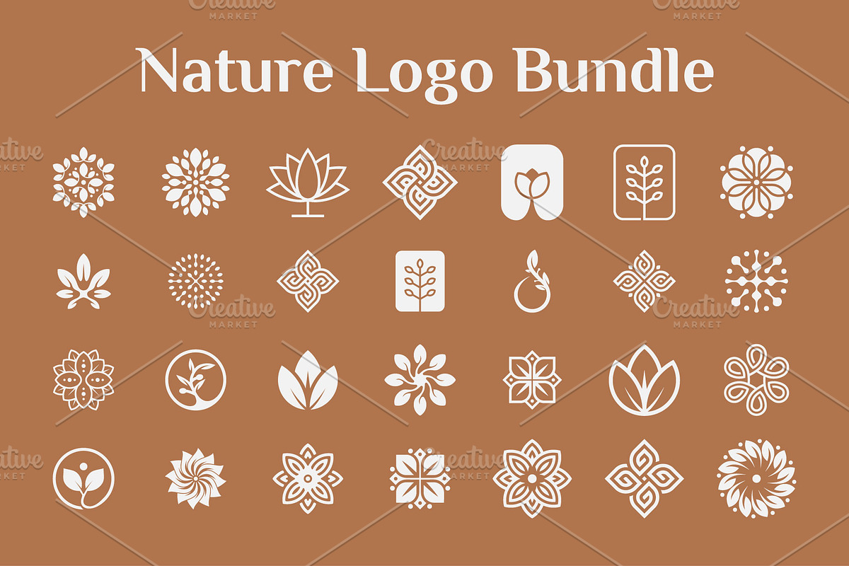 28 Nature Logo Design Collection, a Branding & Logo Template by Artiveko (Photo 3 of 3)