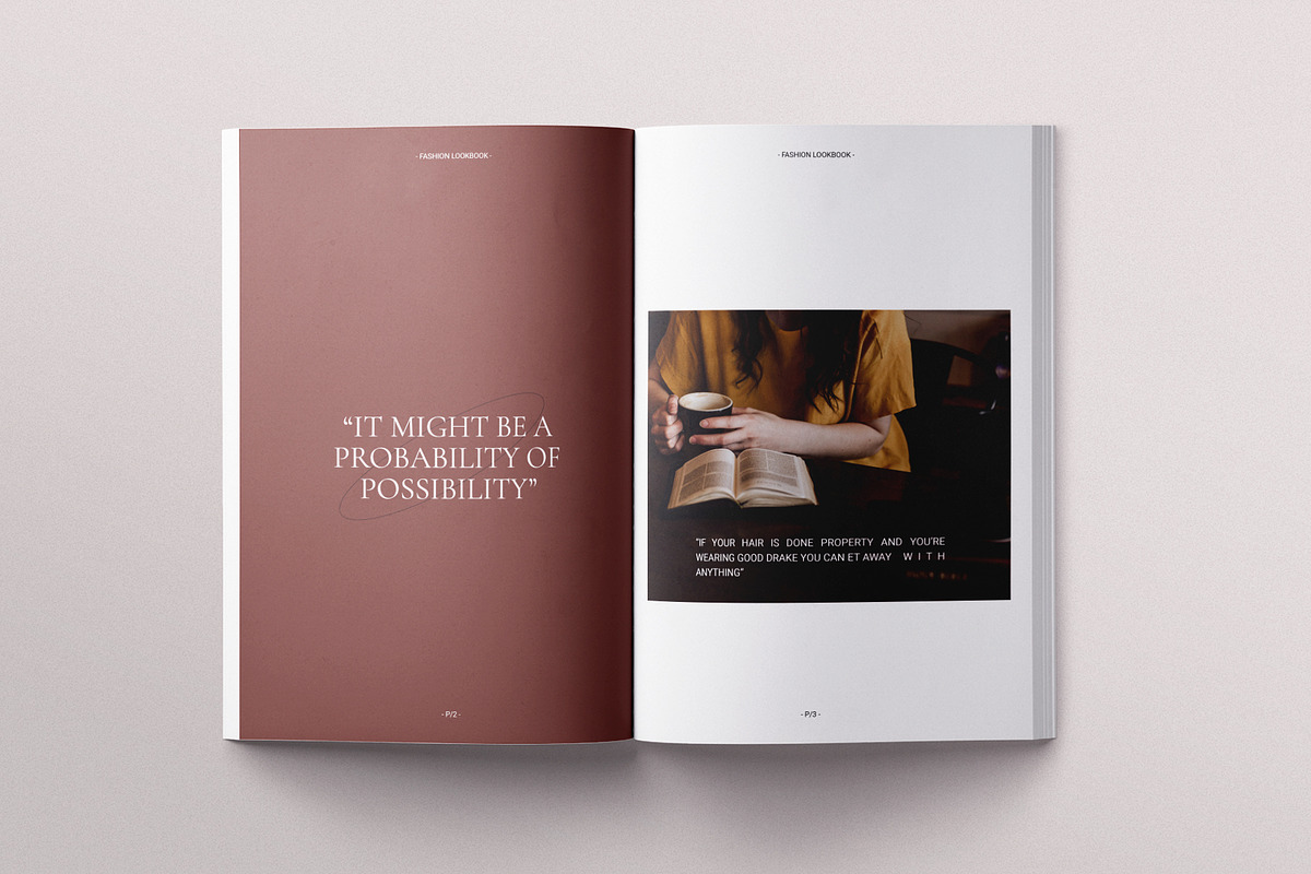 Fashion Lookbook Catalogue Template preview 3