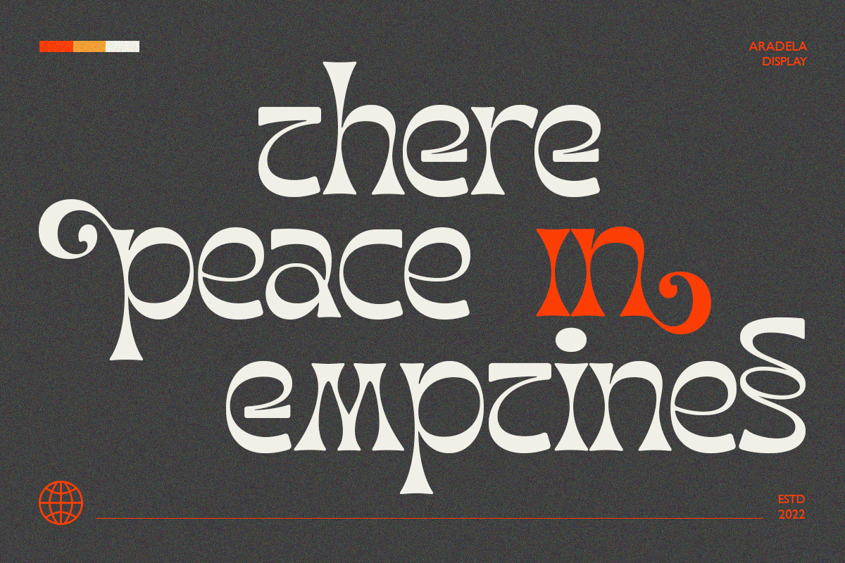 Aradela Display, a Serif Font by Attract Studio (Photo 9 of 13)