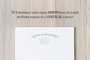 Sketch A4 Vertical Paper Mockup, a Print Template by manfredicalamai (Thumbnail 1 of 4)