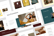 Luio : Lifestyle Brand Powerpoint, a Presentation Template by Punkl Camp (Thumbnail 1 of 16)