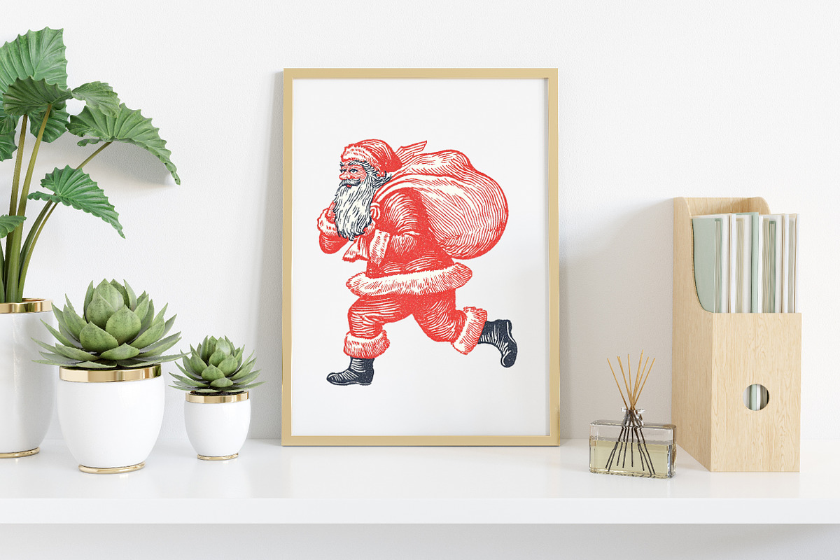 Christmas Santa Claus Clipart, an Illustration by Canvas Craft (Photo 6 of 8)