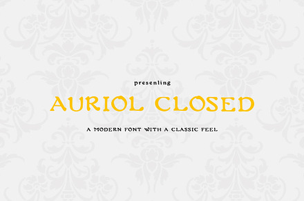Auriol Closed Font