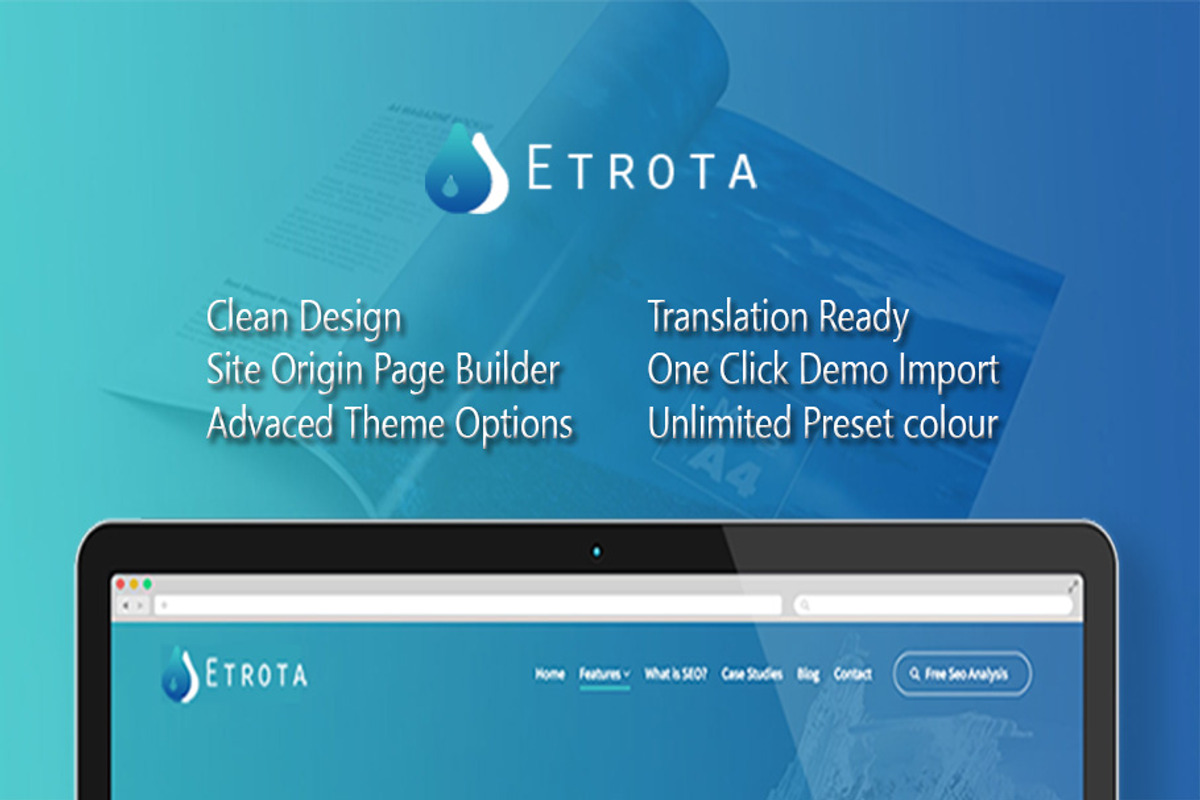 Etrota - SEO WordPress Theme, a WordPress Template by raintheme (Photo 4 of 4)