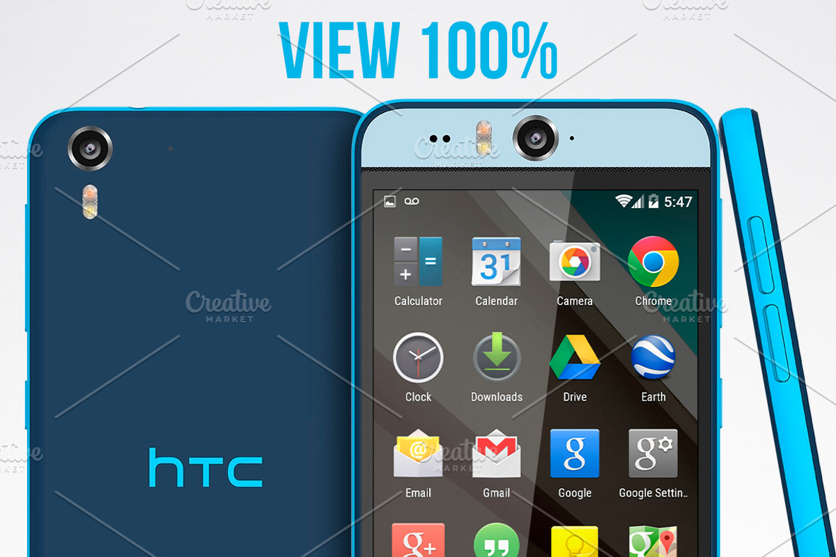 HTC Desire EYE Photorealistic Mockup, a Device Mockup by Alex_Yanko (Photo 2 of 5)