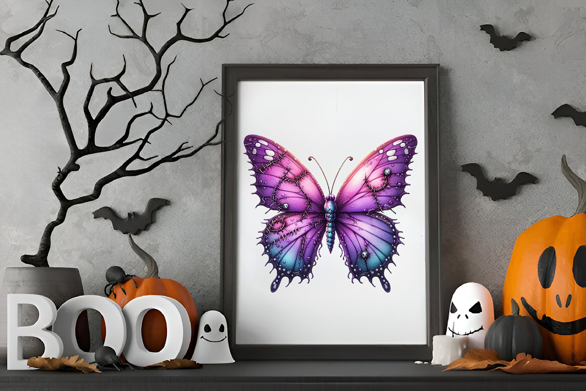 Halloween Butterfly Sublimation, an Illustration by RobertsArt (Photo 7 of 7)