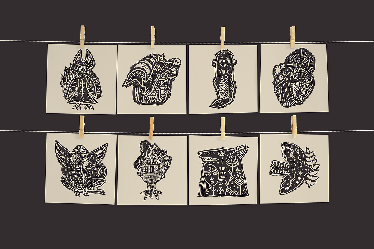 Dark Slavic Tale Bundle, an Object Graphic by Annie Konst (Photo 3 of 20)