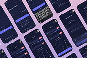 CryptoWallet App UI kit, an App Template by Zhenya_ux (Thumbnail 3 of 6)