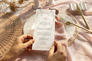 Card Mockup 4x9 Menu In Hand BP, a Product Mockup by PawMockups (Thumbnail 4 of 9)