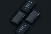Business cards template: Infradatum, a Business Card Template by Srg® (Thumbnail 3 of 4)