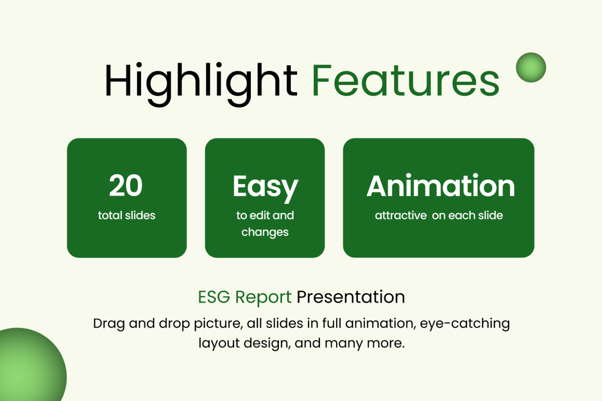 ESG Report Keynote, a Presentation Template by Loin Studio (Photo 2 of 4)