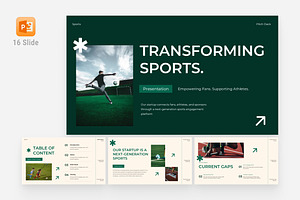 Sport Pitch Deck Powerpoint Template, a Presentation Template by Eklip Studio