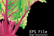 Vegetables Watercolor Illustration, a Food Illustration by andypray (Thumbnail 6 of 8)