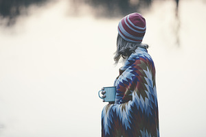 Listen to silence featuring blanket, calm, and camping