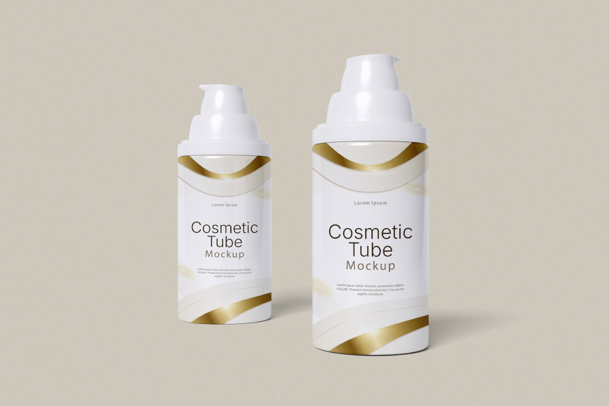 Cosmetic Tube Mockup, an Advertising Mockup by swsi-studio (Photo 3 of 5)