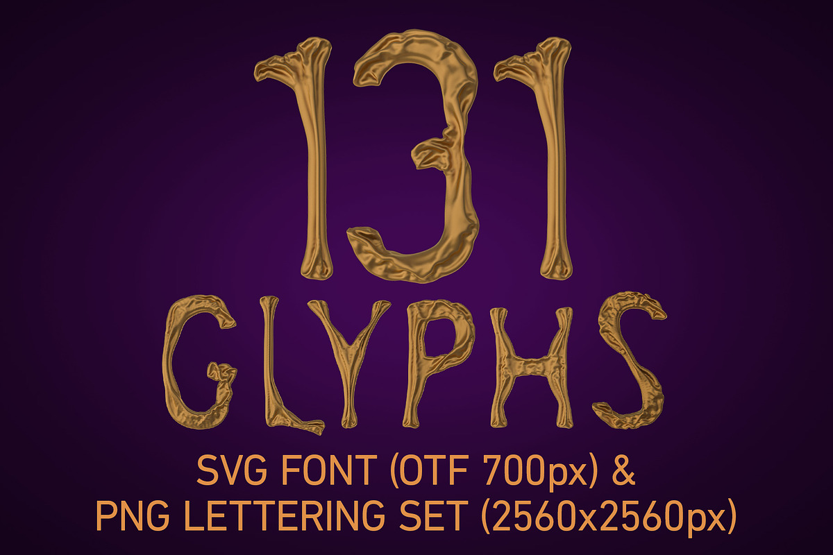 Silk Color Bitmap SVG Font and Transparent PNGs - 130 Rendered Glyphs ...