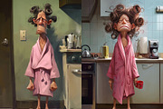 428 Prompts for Caricatures Vol 3, an Illustration by Sevenstyles (Thumbnail 7 of 12)
