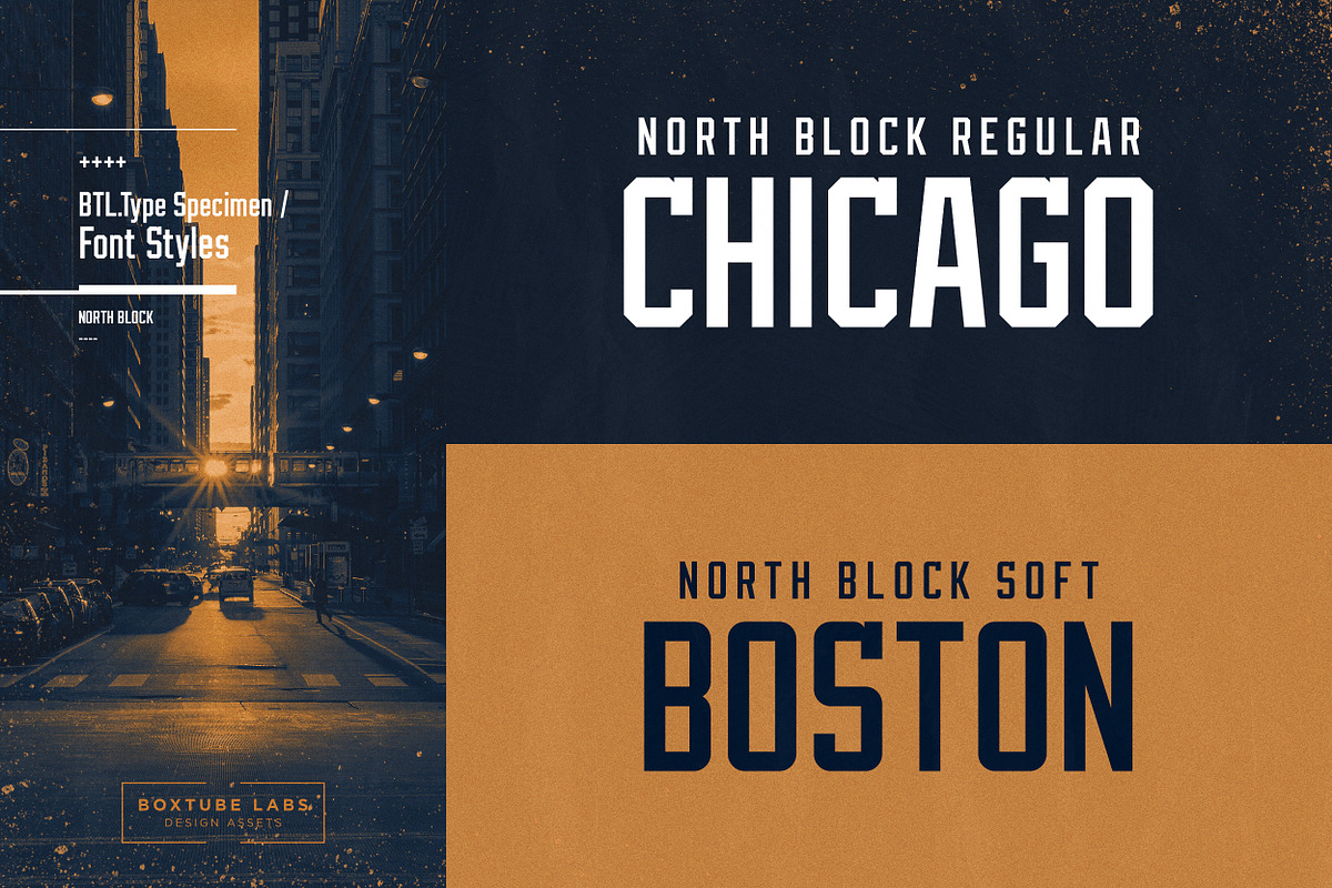 North Block - Display Font preview 6