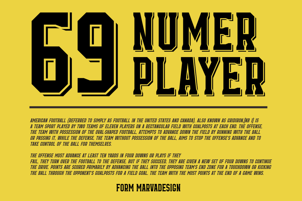 Buccane - A Modern Sport Font, a Slab Serif Font by Marvadesign (Photo 3 of 6)