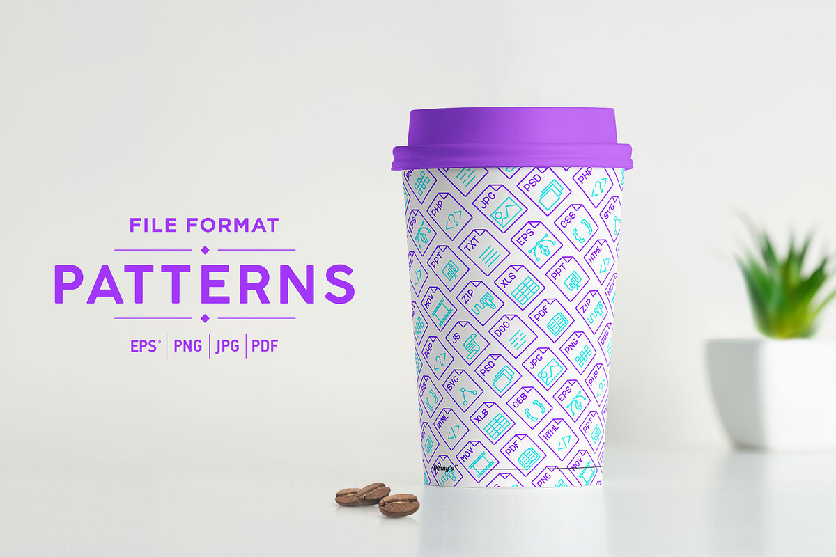 File Format Patterns Collection, a Pattern Graphic by Alex Blogoodf