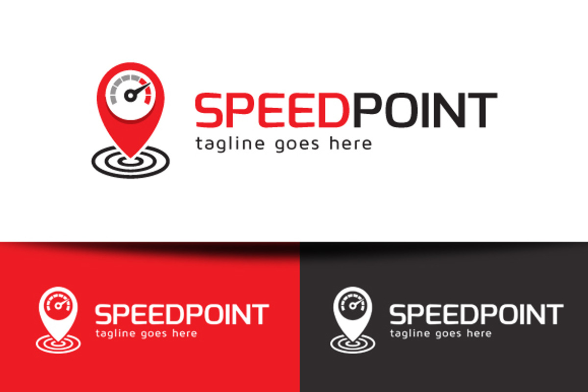 Speed Point Logo Template, a Branding & Logo Template by gunaonedesign