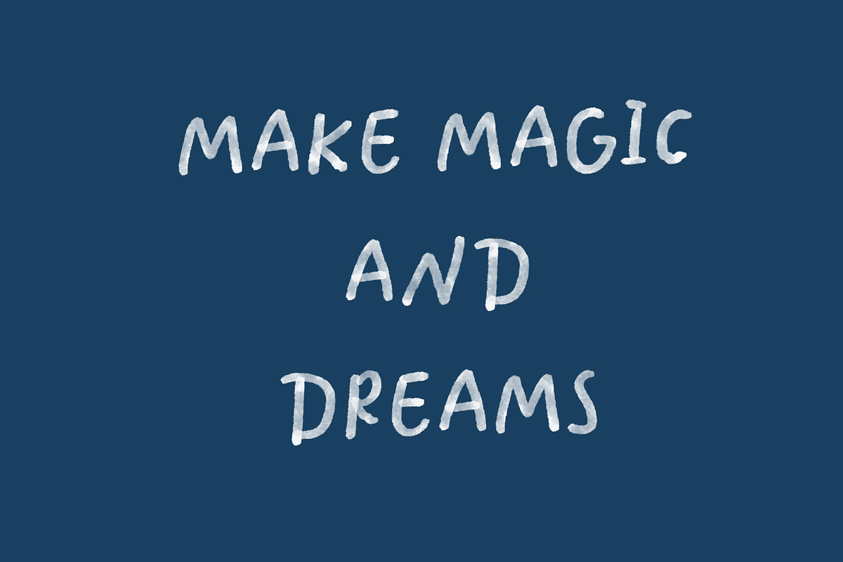 Little Cherry SVG watercolor font, a Font by Art pages (Photo 3 of 7)