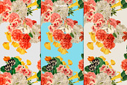 Vintage Summer Flowers Collection, a Pattern Graphic by Chus Moreno Studio (Thumbnail 4 of 17)