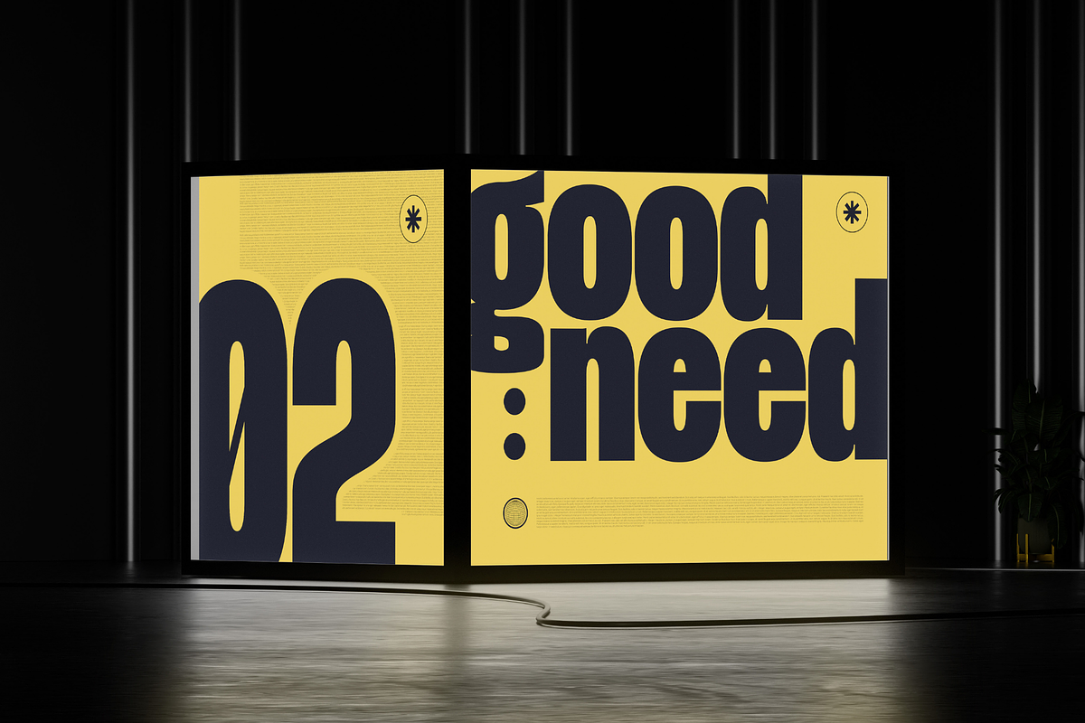 Goola Modern - Bold Extrude Font, a Sans Serif Font by Nirmana Visual (Photo 14 of 15)
