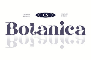 CS Botanica Elegant Font