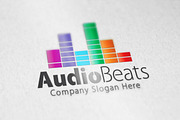 Audio Beats Logo, a Branding & Logo Template by Creative Dezing (Thumbnail 3 of 6)