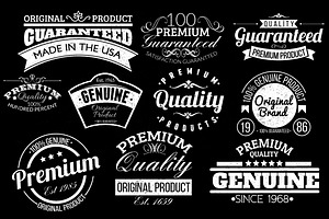 10 Retro Labels